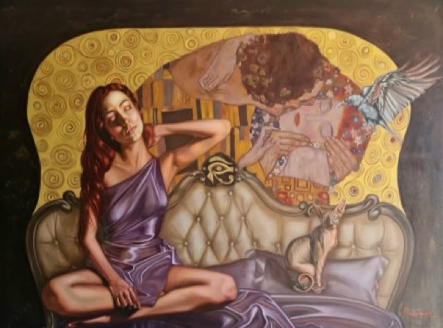 Jónica — óleo sobre lienzo